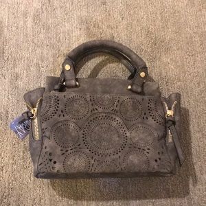 Violet ray charcoal purse